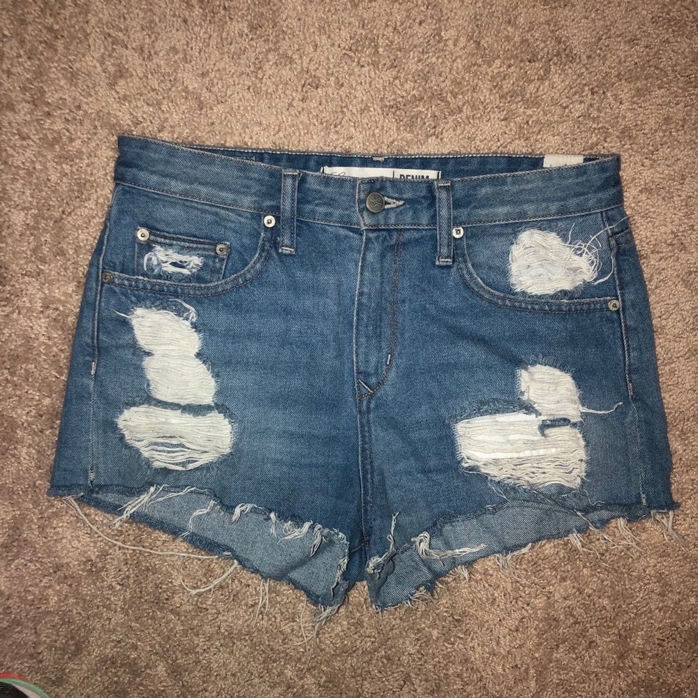 Lovers + Friends high waisted jean shorts